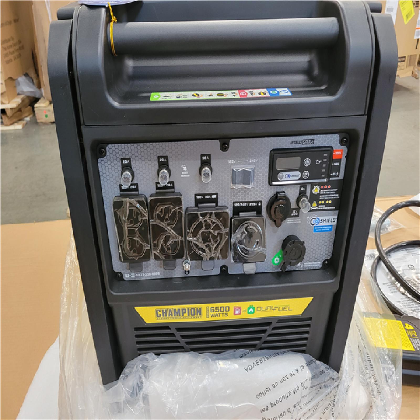 CALIFORNIA AS-IS CHAMPION PORTABLE GENERATOR 6500