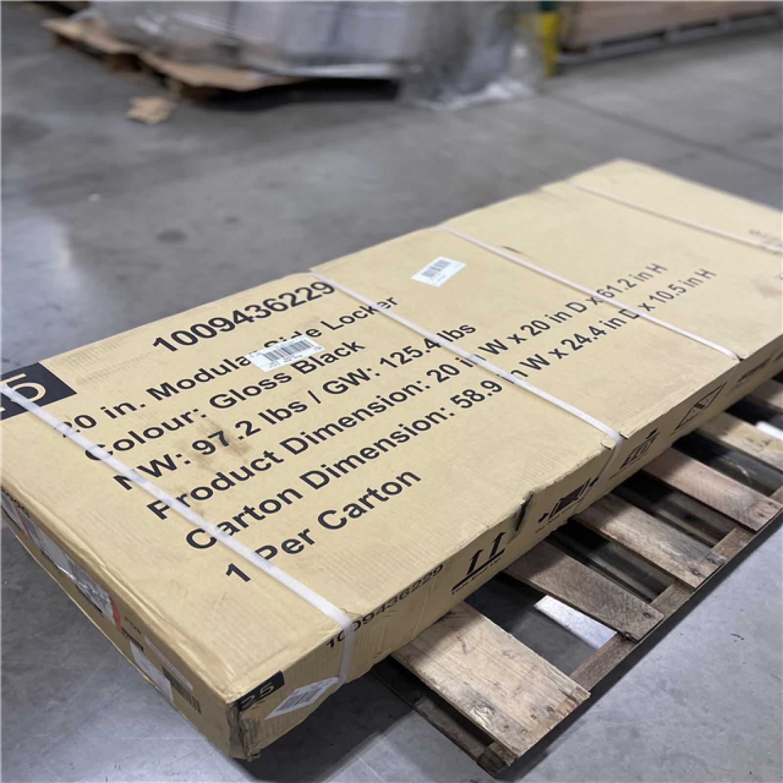 DALLAS LOCATION- NEW!- HUSKY MODULAR 3-SHELF BLACK SIDE TOOL CHEST