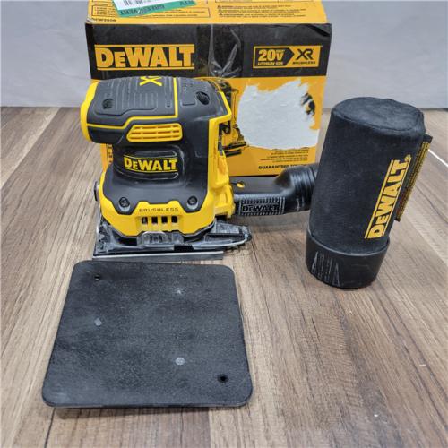 AS-IS DEWALT 20-Volt MAX Cordless Brushless 1/4 Sheet Sander (Tool-Only)