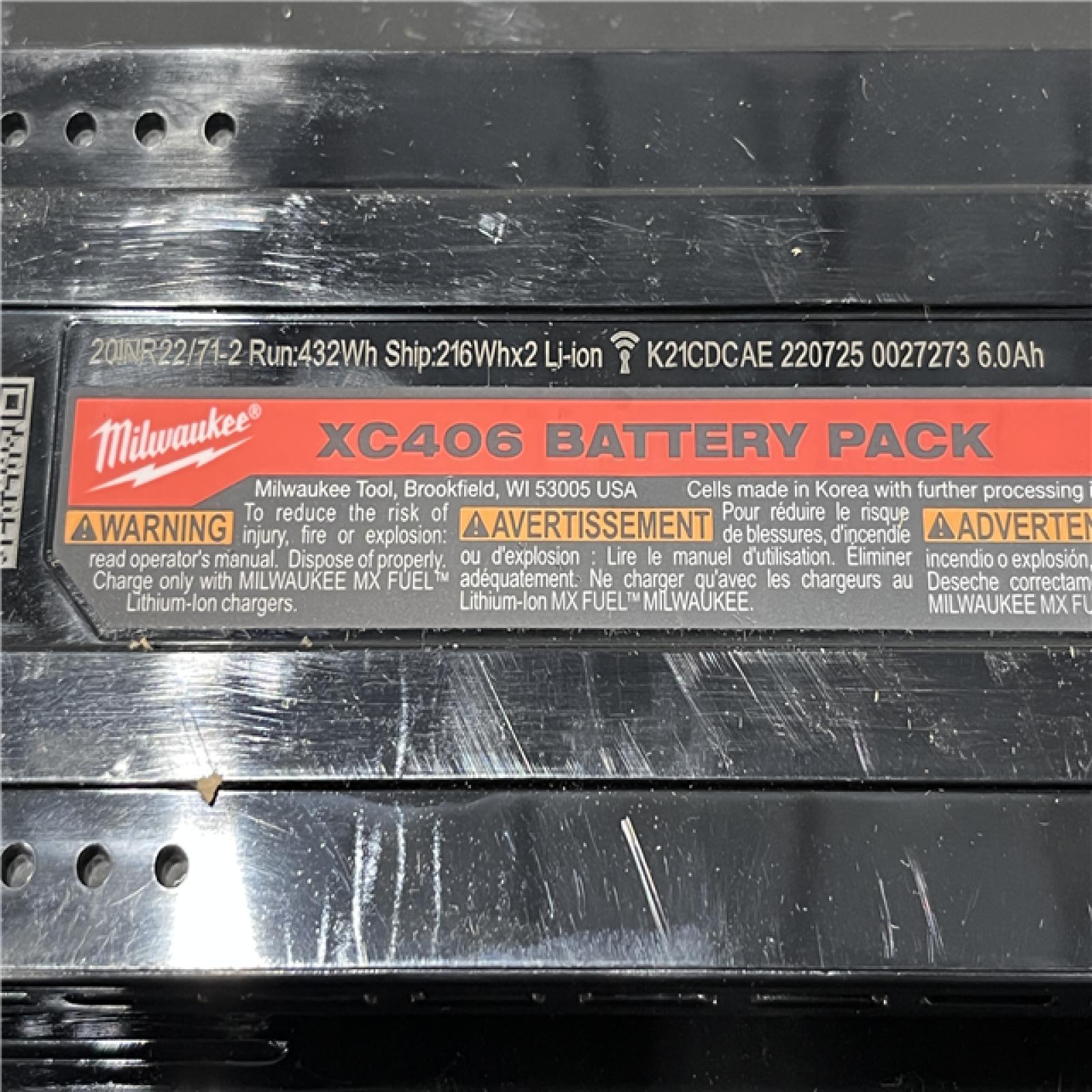 AS-IS Milwaukee MX FUEL Lithium-Ion REDLITHIUM XC406 Battery Pack