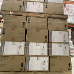 DALLAS LOCATION - Hugh 52 in. Integrated LED Indoor Nickel Ceiling Fan PALLET-(32 UNITS)