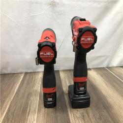 AS-IS Milwaukee FUEL 12-Volt Lithium-Ion Brushless Cordless Hammer Drill and Impact Driver Combo Kit