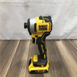 AS-IS DEWALT Atomic 20V Max Lithium-Ion Brushless Cordless Compact 1/4 in. Impact Driver Kit
