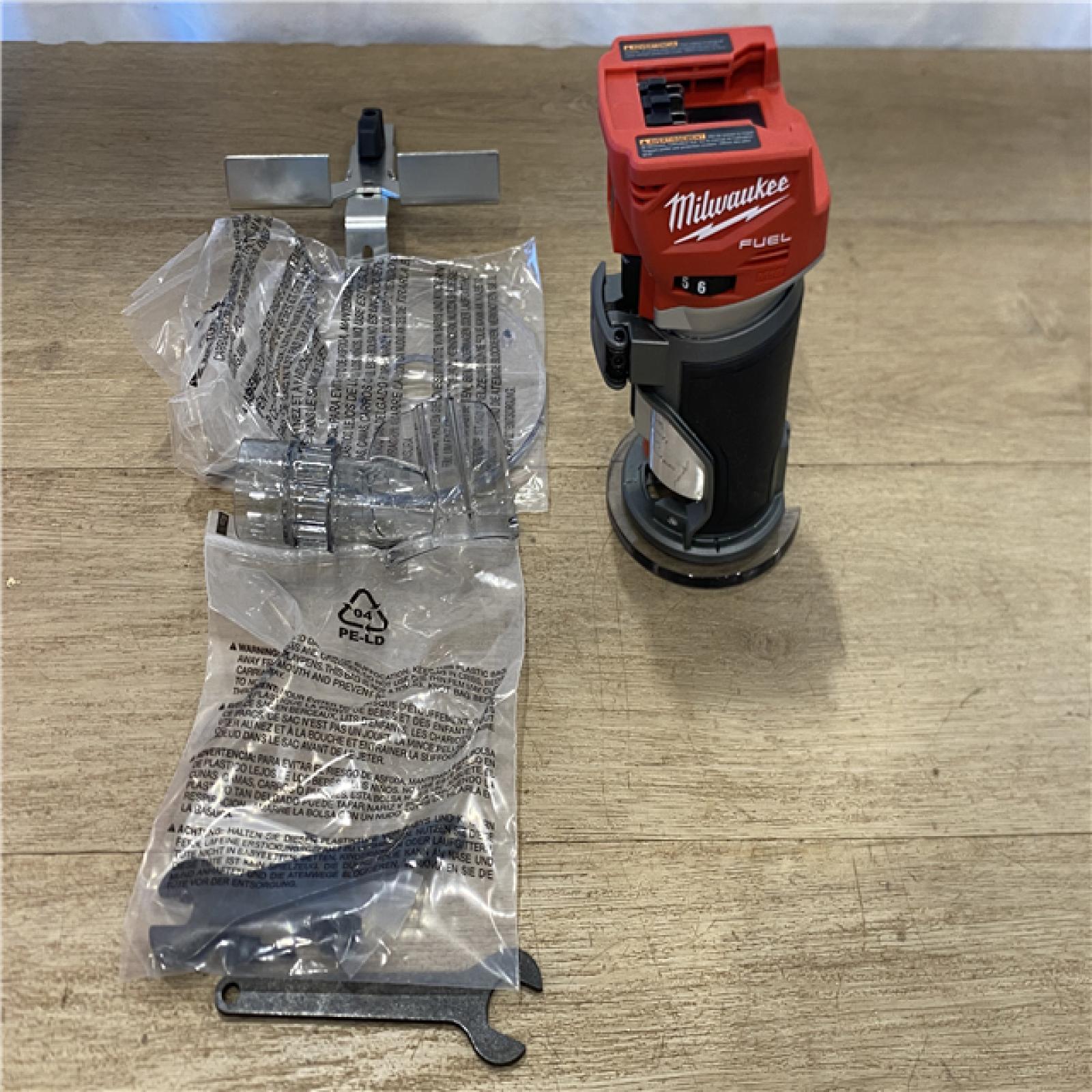 AS-IS Milwaukee FUEL 18V Lithium-Ion Brushless Cordless Compact Router (Tool-Only)