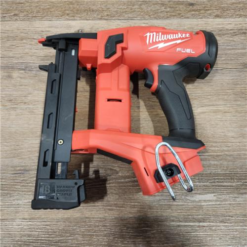 AS-IS Milwaukee 2749-20 18-Gauge 1-1/2 X 1/4 Narrow Crown Cordless M18 FUEL Stapler (Tool Only)