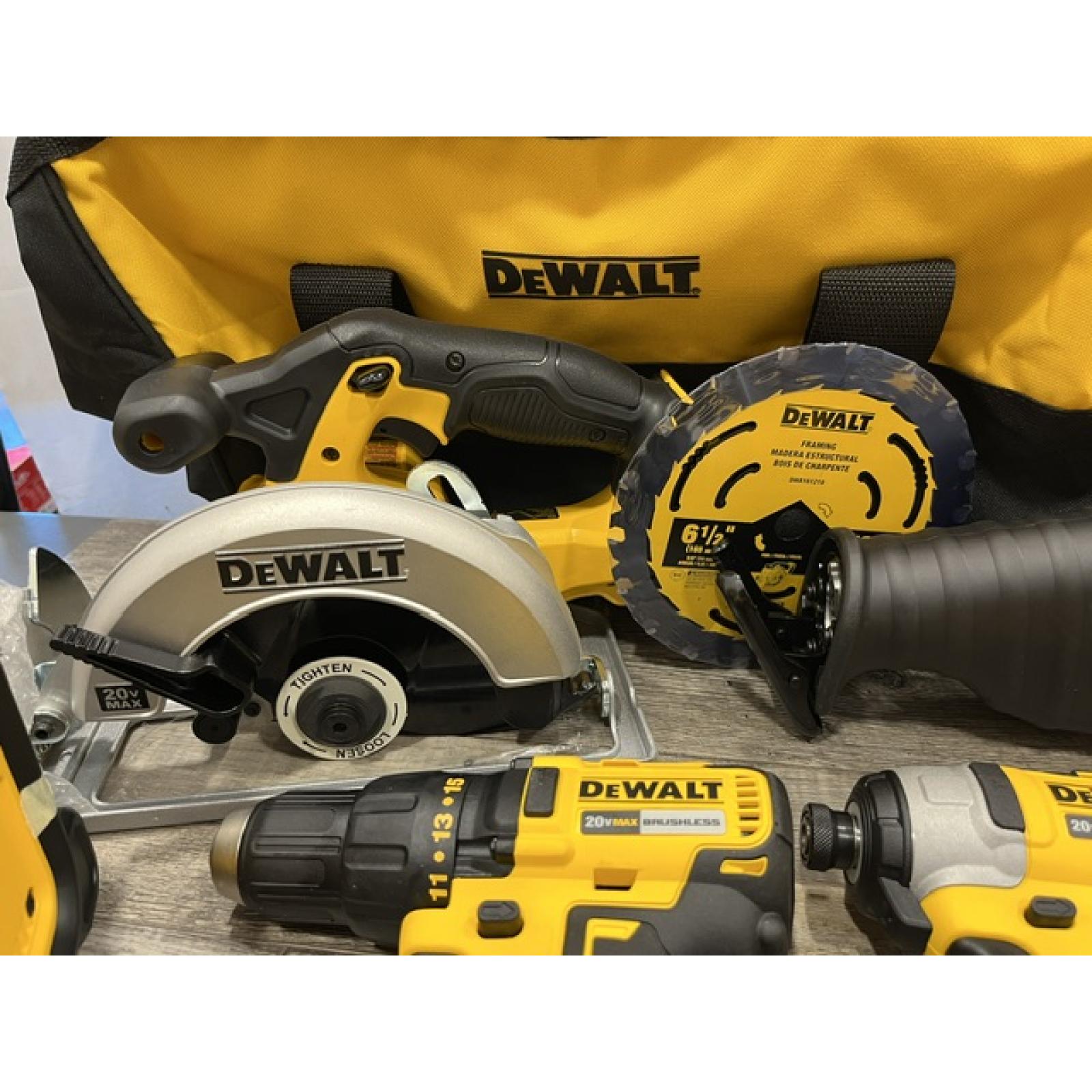 AS-IS DEWALT 20-Volt Max Lithium-Ion (10-Tool) Cordless Combo Kit