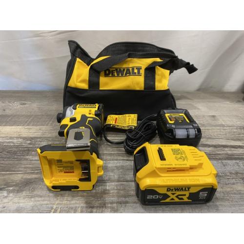 AS-IS DEWALT ATOMIC 20V MAX Lithium-Ion Cordless 1/4 in. Brushless Impact Driver Kit