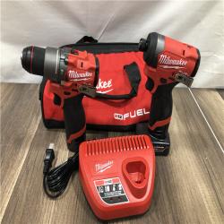 AS-IS Milwaukee FUEL 12-Volt Lithium-Ion Brushless Cordless Hammer Drill and Impact Driver Combo Kit