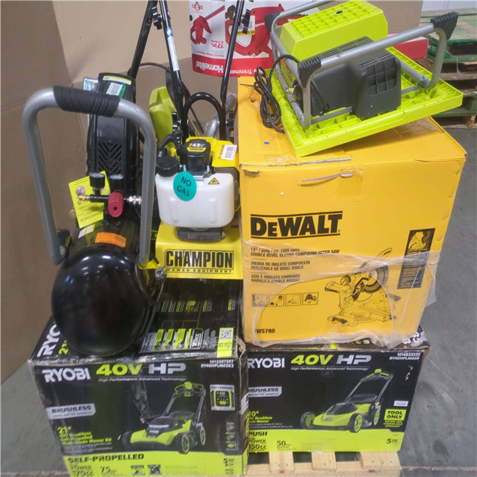 CALIFORNIA AS-IS OUTDOOR POWER EQUIPMENT
