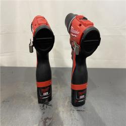 AS-IS - Milwaukee M12 12-Volt Lithium-Ion Brushless Cordless Subcompact Drill and Impact Driver Combo Kit