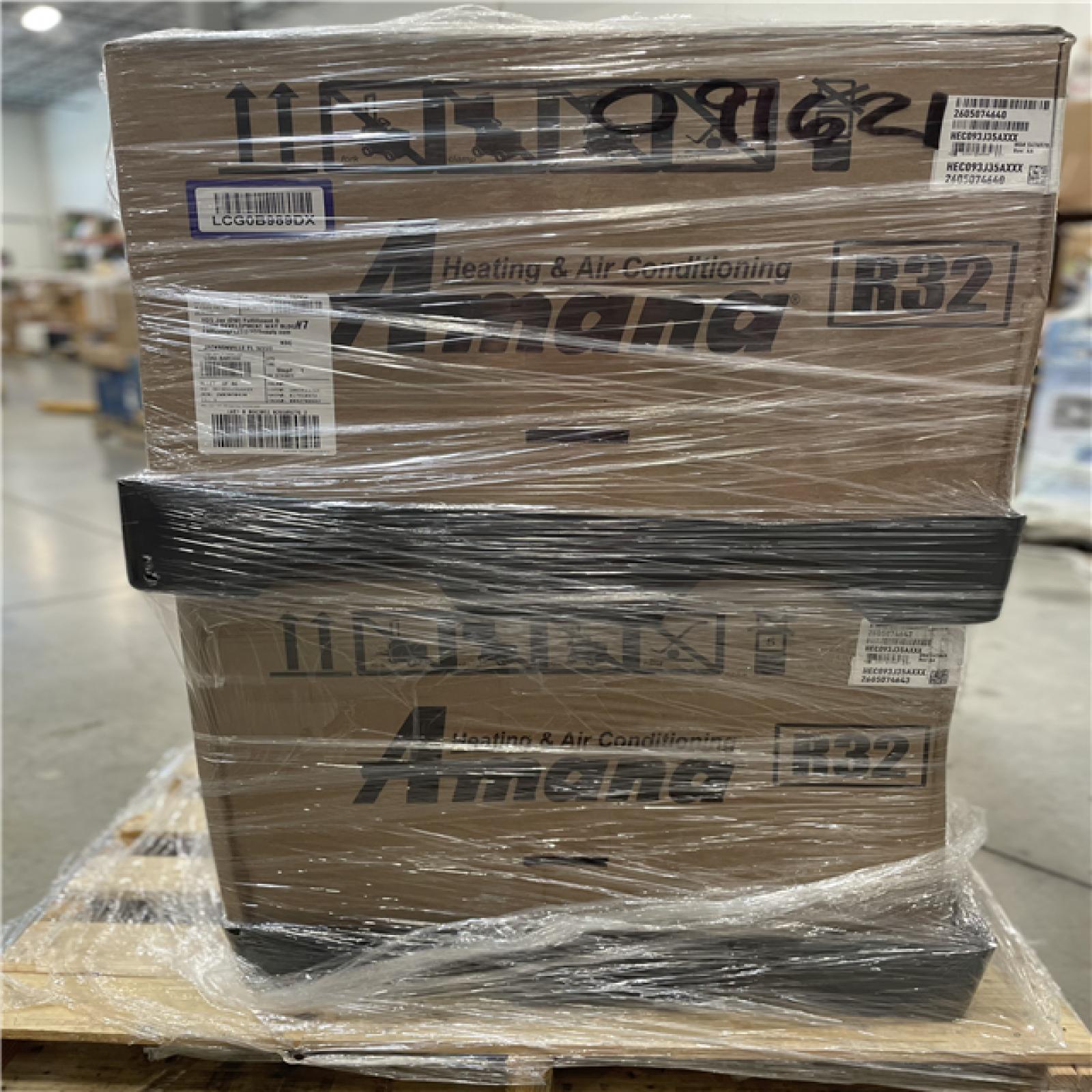 DALLAS LOCATION- Amana 9k BTU Standard High Efficiency Air Conditioner PALLET (2 UNITS)