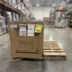 DALLAS LOCATION- HUSKY 46IN 9-DRAWER MOBILE WORKBENCH WITH SOLID WOOD TOP -GLOSS RED