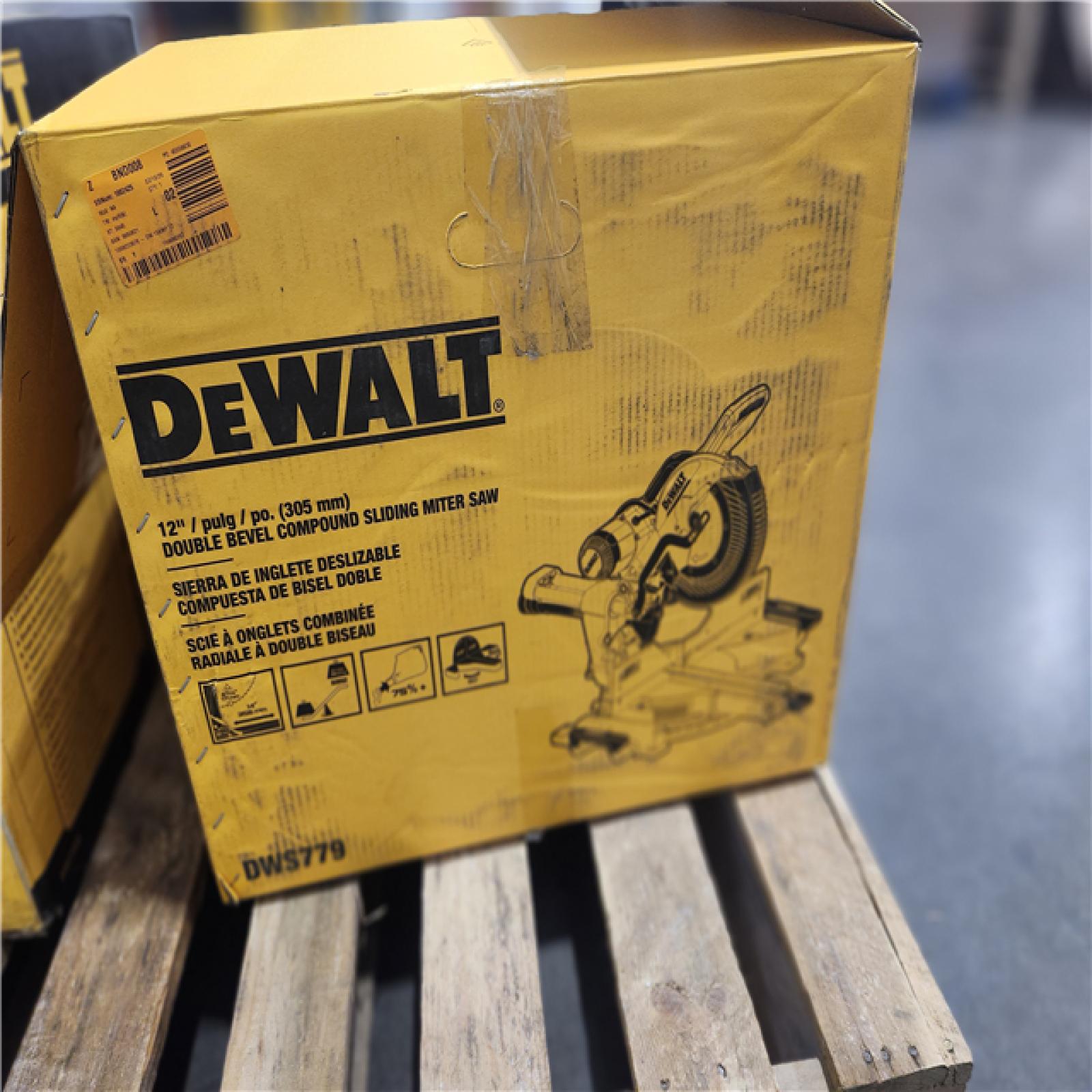 As-Is- DEWALT 12-in Dual Bevel Sliding Compound Miter Saw