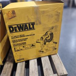 As-Is- DEWALT 12-in Dual Bevel Sliding Compound Miter Saw