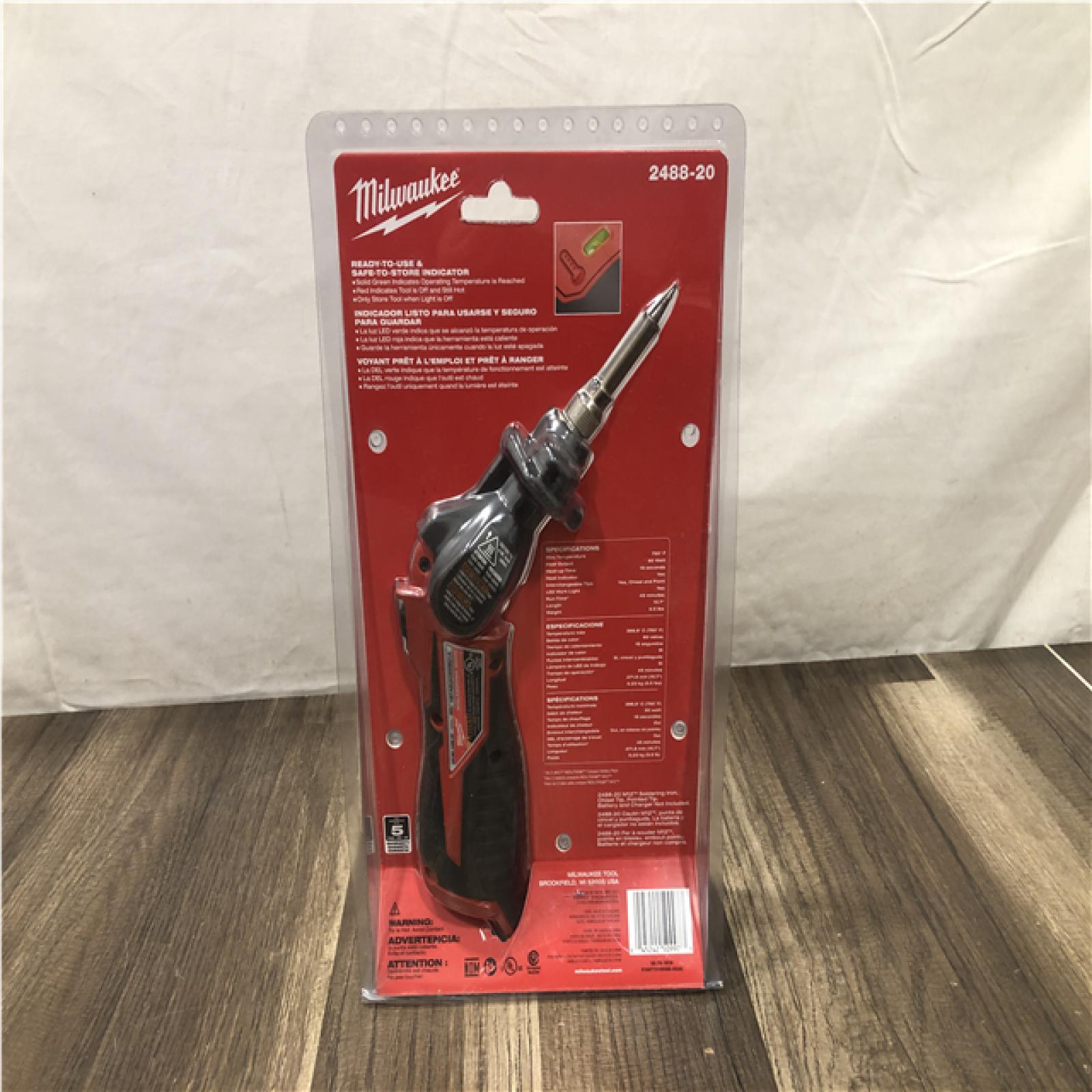 NEW - Milwaukee 12-Volt Lithium-Ion Cordless Soldering Iron (Tool-Only)