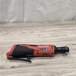 AS-IS MILWAUKEE 2457-20 .38 in. M12 Cordless Ratchet (Tool-Only)