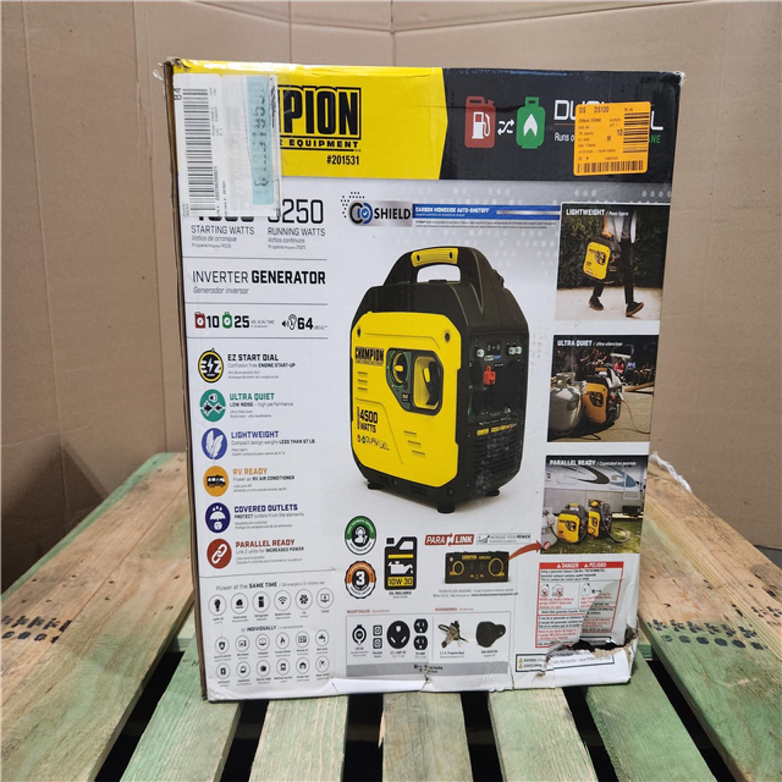 California AS-IS Champion Portable Generator