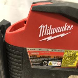 AS-IS Milwaukee 12-Volt Lithium-Ion Cordless Green 125 ft. Cross Line and Plumb Points Laser Level (Tool-Only)