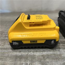 AS-IS DEWALT 20-Volt MAX Lithium-Ion 4.0Ah Battery with 12-Volt to 20-Volt MAX Charger