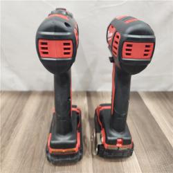 AS-IS- Milwaukee 18V Cordless Brushed 2-Tool Drill/Driver and Impact Driver Kit