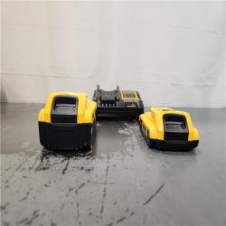 AS-IS- DEWALT 20V MAX Lithium-Ion Battery Kit with 5.0Ah and 2.0Ah Battery and Charger