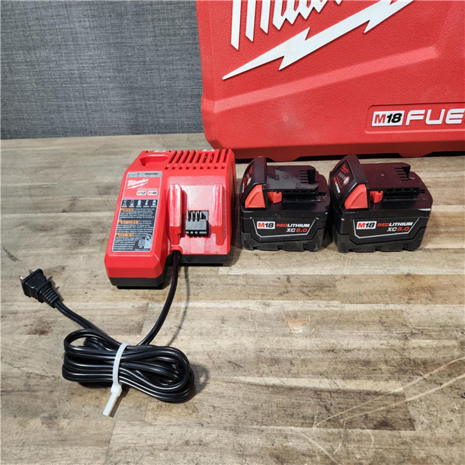 HOUSTON LOCATION - AS-IS (APPEARS LIKE NEW) M18 FUEL 18V Lithium-Ion Brushless Cordless Hammer Drill and Impact Driver Combo Kit (2-Tool) with 2 Batteries
