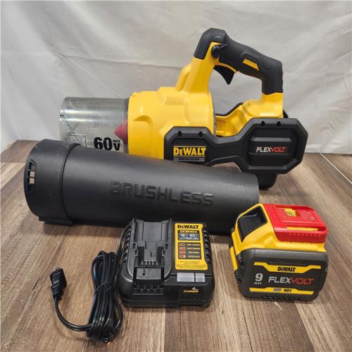 AS-IS- DeWalt 60V AXIAL BLOWER DeWalt AXIAL BLOWER  Brushless Cordless Battery Blower Kit with (1) 9Ah FLEXVOLT Battery and Charger