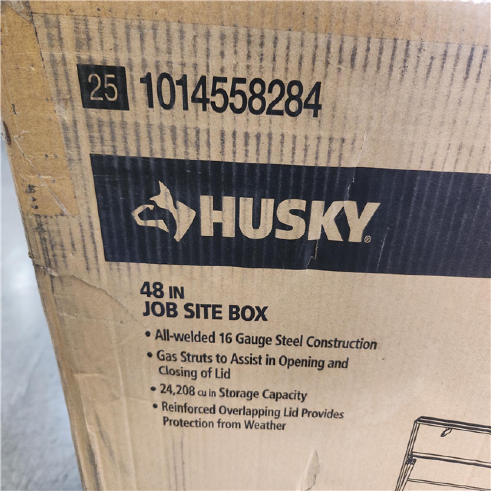 Phoenix NEW Husky 48 in. W x 24 in. D x 27.6 in. H Matte Army Green Steel Jobsite Box