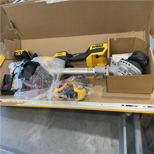 AS-IS - DeWalt 20V MAX 14 in. Brushless Cordless Battery Powered Foldable String Trimmer Kit