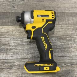 AS-IS DEWALT Atomic 20V Max Lithium-Ion Brushless Cordless Compact 1/4 in. Impact Driver Kit