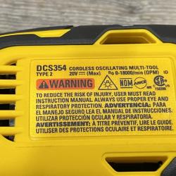 AS-IS DEWALT ATOMIC 20V MAX Cordless Brushless Oscillating Multi Tool Kit
