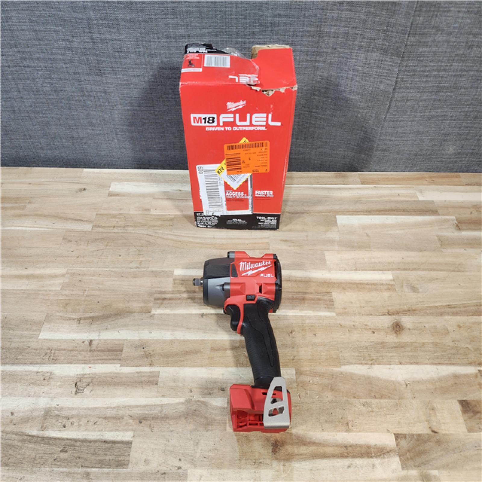 HOUSTON LOCATION - AS-IS Milwaukee FUEL GEN-2 18V Lithium-Ion Mid Torque Brushless Cordless 3/8 in. Impact Wrench with Friction Ring (Tool-Only)