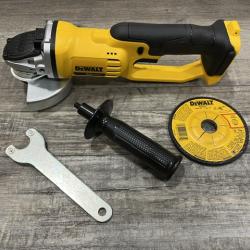 AS-IS DEWALT 20V MAX Cordless 4.5 in. - 5 in. Angle Grinder (Tool Only)