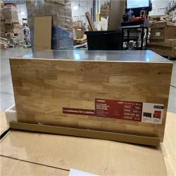 DALLAS LOCATION - Husky 61 in. W x 24 in. D Standard Duty 10-Drawer Mobile Workbench Tool Chest with Sliding Bin Storage Drawer in Silver