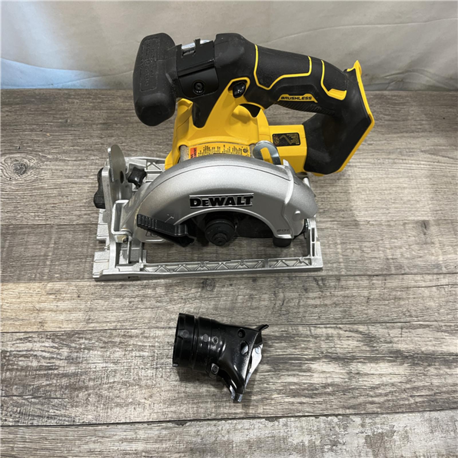 AS-IS DEWALT 20V MAX Cordless Brushless 6-1/2 in. Sidewinder Style Circular Saw (Tool Only)
