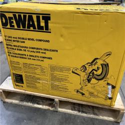 AS-IS DEWALT 12-in Dual Bevel Sliding Compound Miter Saw