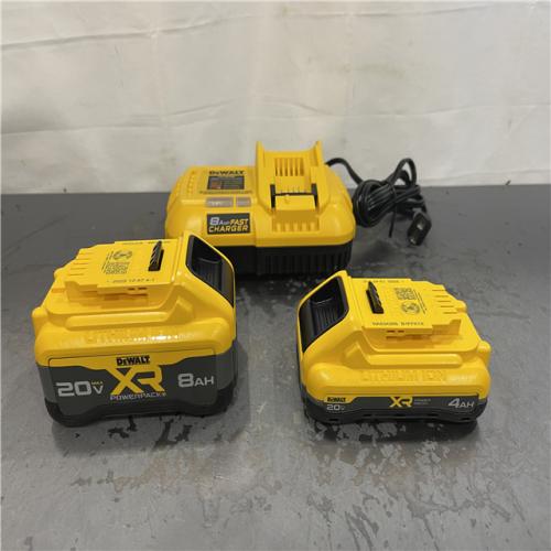 AS-IS- 20V XR Lithium-Ion Starter Pack with 8.0 Ah and 4.0 Ah Battery Packs and Charger