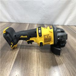 AS-IS DEWALT FLEXVOLT 60V MAX Cordless Brushless 4.5 in. to 6 in. Small Angle Grinder with Kickback Brake (Tool Only)