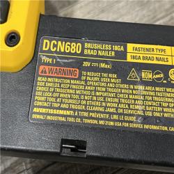 AS-IS DEWALT 20V MAX XR Lithium-Ion Electric Cordless 18-Gauge Brad Nailer (Tool Only)