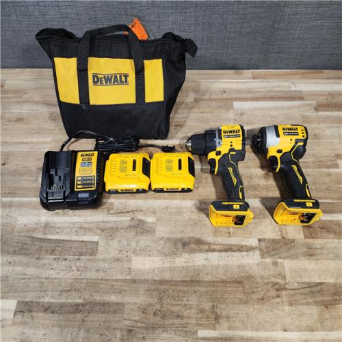 HOUSTON LOCATION - AS-IS DEWALT 2 TOOL COMBO KIT W/ (2) BATTERY & CHARGER