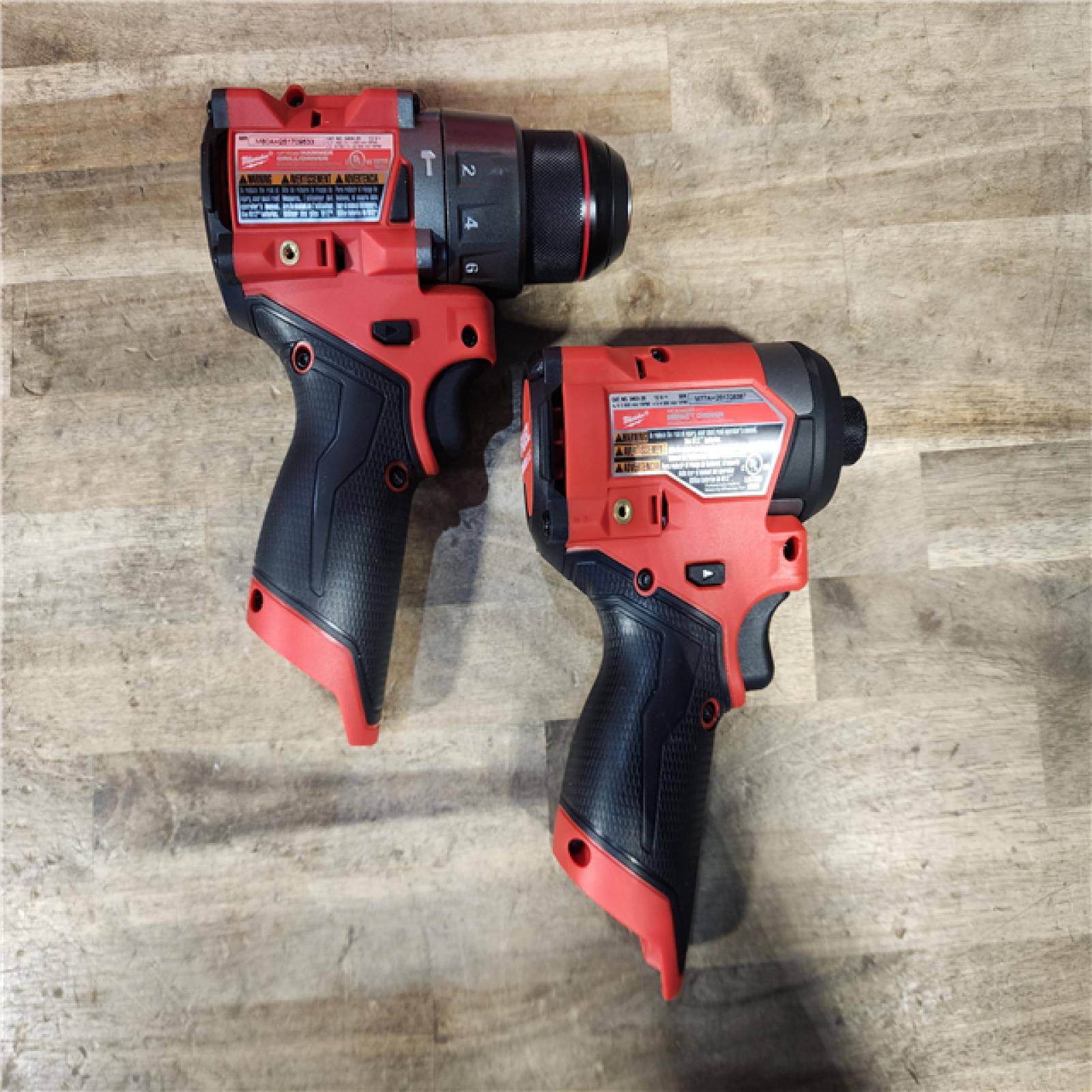 HOUSTON LOCATION - AS-IS (APPEARS LIKE NEW) Milwaukee 3497-22 12V Brushless Hammer Drill and Impact Driver Combo Kit