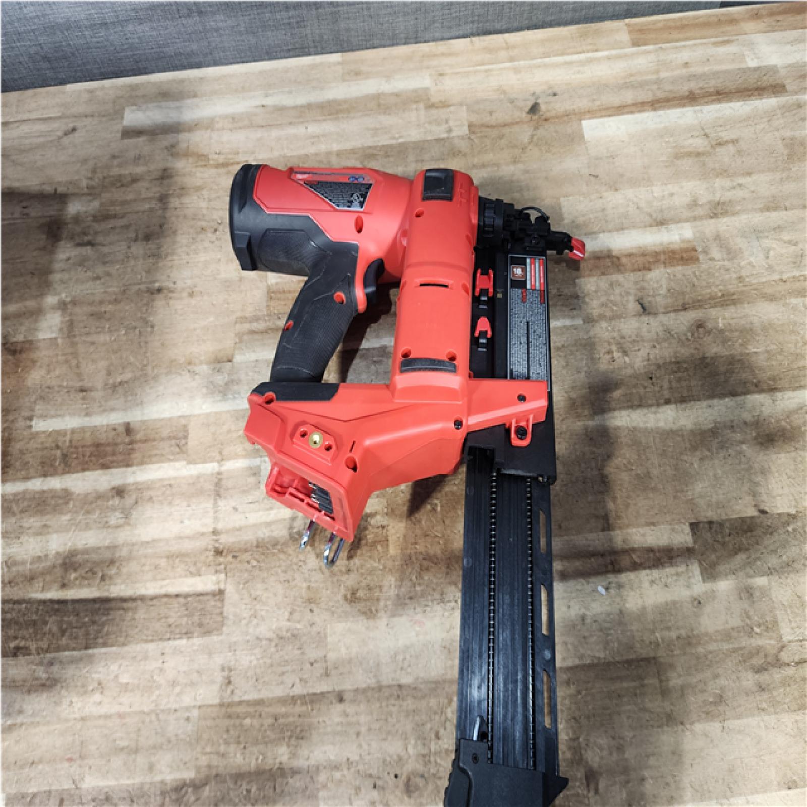 Houston Location AS-IS Milwaukee FUEL 18-Volt Lithium-Ion Brushless Cordless Gen II 18-Gauge Brad Nailer (Tool-Only)