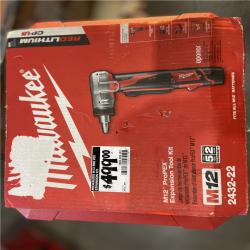 LIKE NEW! - Milwaukee M12 12-Volt Lithium-Ion Cordless ProPEX Expansion Tool Kit with (2) 1.5Ah Batteries  (3) Expansion Heads and Hard Case