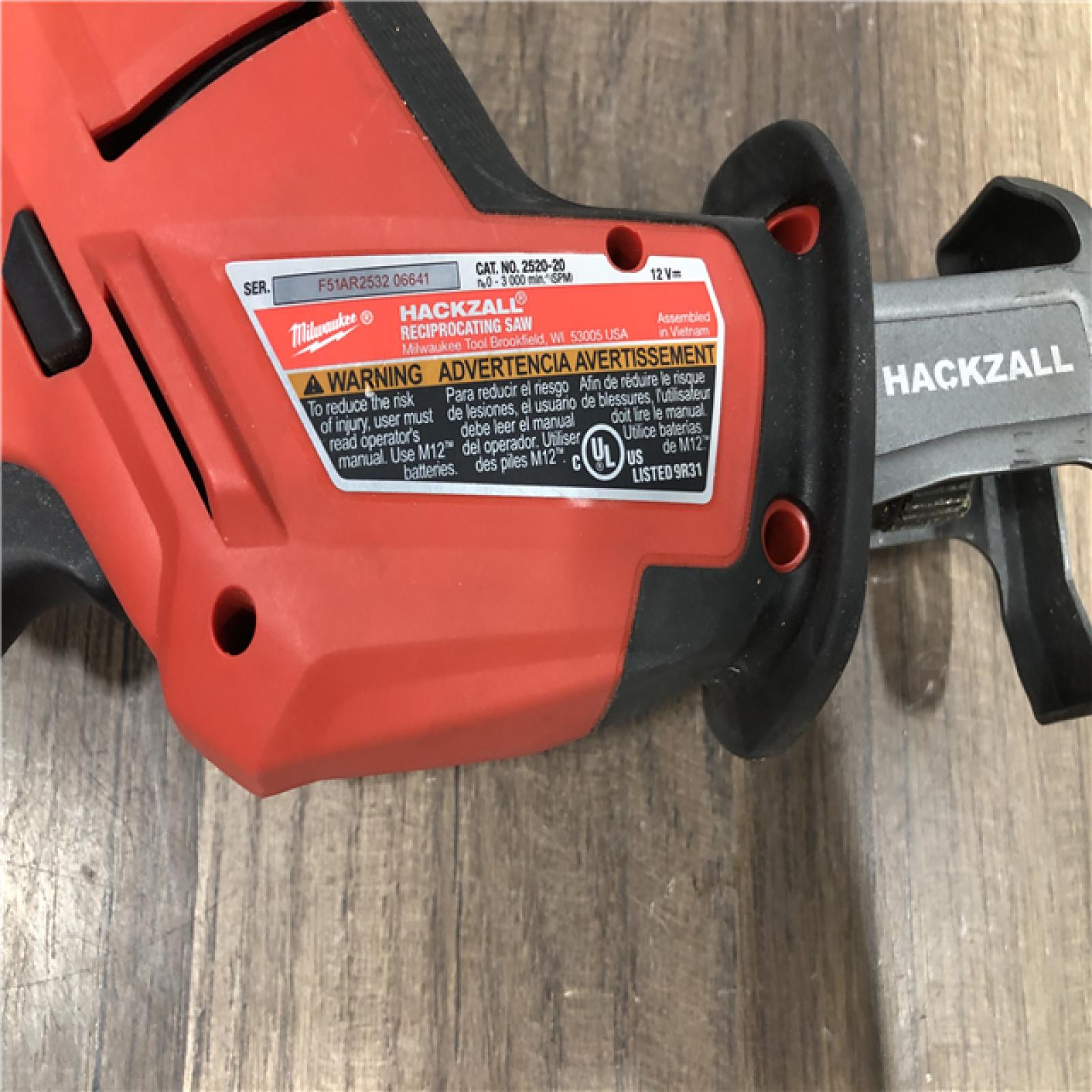 AS-IS Milwaukee FUEL 12V Lithium-Ion Brushless Cordless HACKZALL Reciprocating Saw Kit