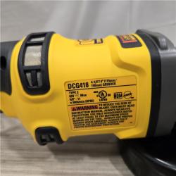 AS-IS DEWALT 60V MAX Cordless Brushless 4.5- 6 in. Small Angle Grinder (Tool Only)