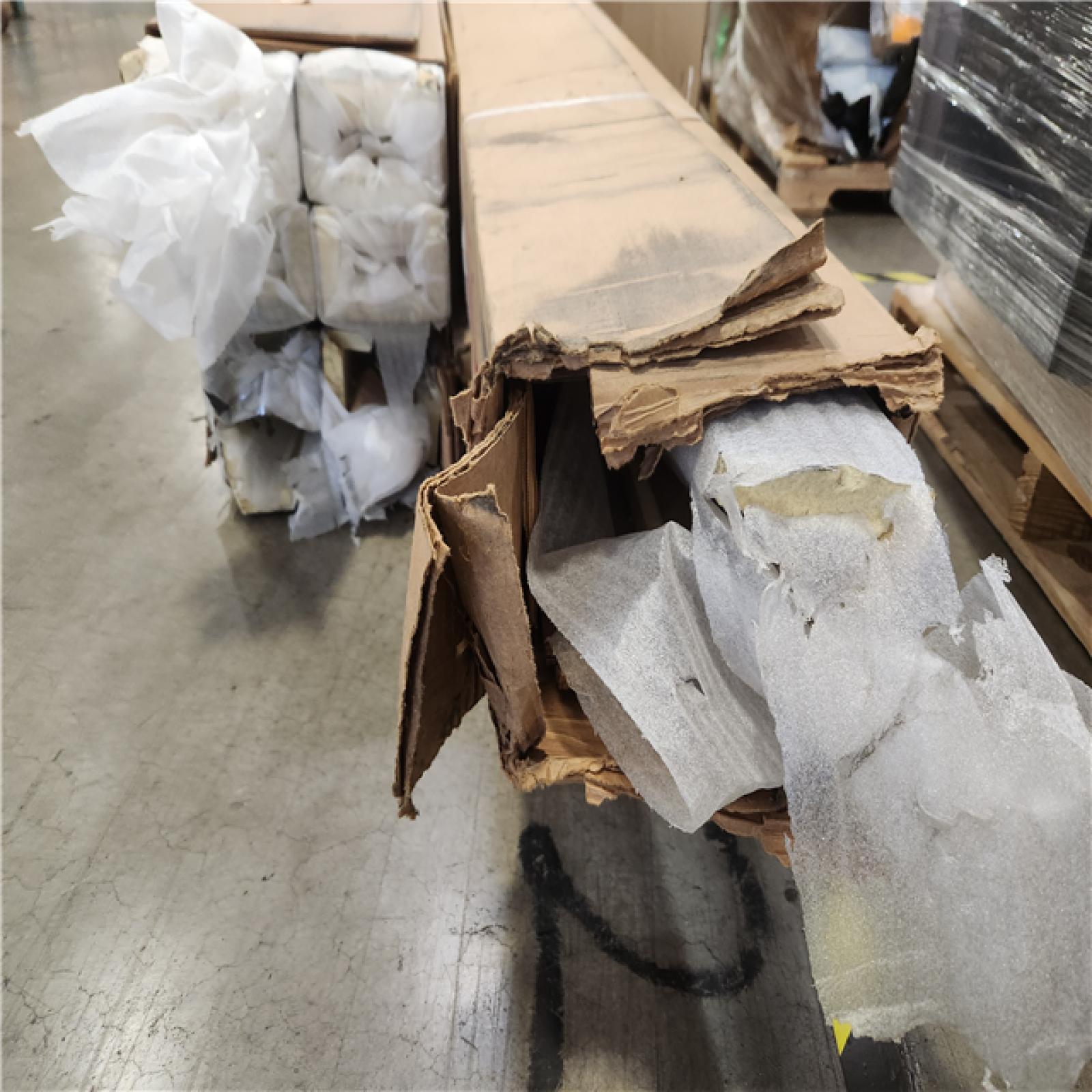 Phoenix AS-IS Ekena Millwork Endurathane 4 in. H x 6 in. W x 16 ft. L Knotty Pine Cedar Bark Faux Wood Beam Pallet (4-Boxes)