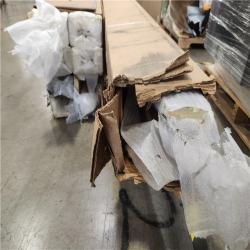 Phoenix AS-IS Ekena Millwork Endurathane 4 in. H x 6 in. W x 16 ft. L Knotty Pine Cedar Bark Faux Wood Beam Pallet (4-Boxes)