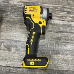 AS-IS DEWALT Atomic 20V Max Lithium-Ion Brushless Cordless Compact 1/4 in. Impact Driver Kit