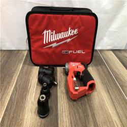 AS-IS Milwaukee FUEL 12V Lithium-Ion Brushless Cordless 4-in-1 Installation 3/8 in. Drill Driver with 4 Tool Head (Tool-Only)