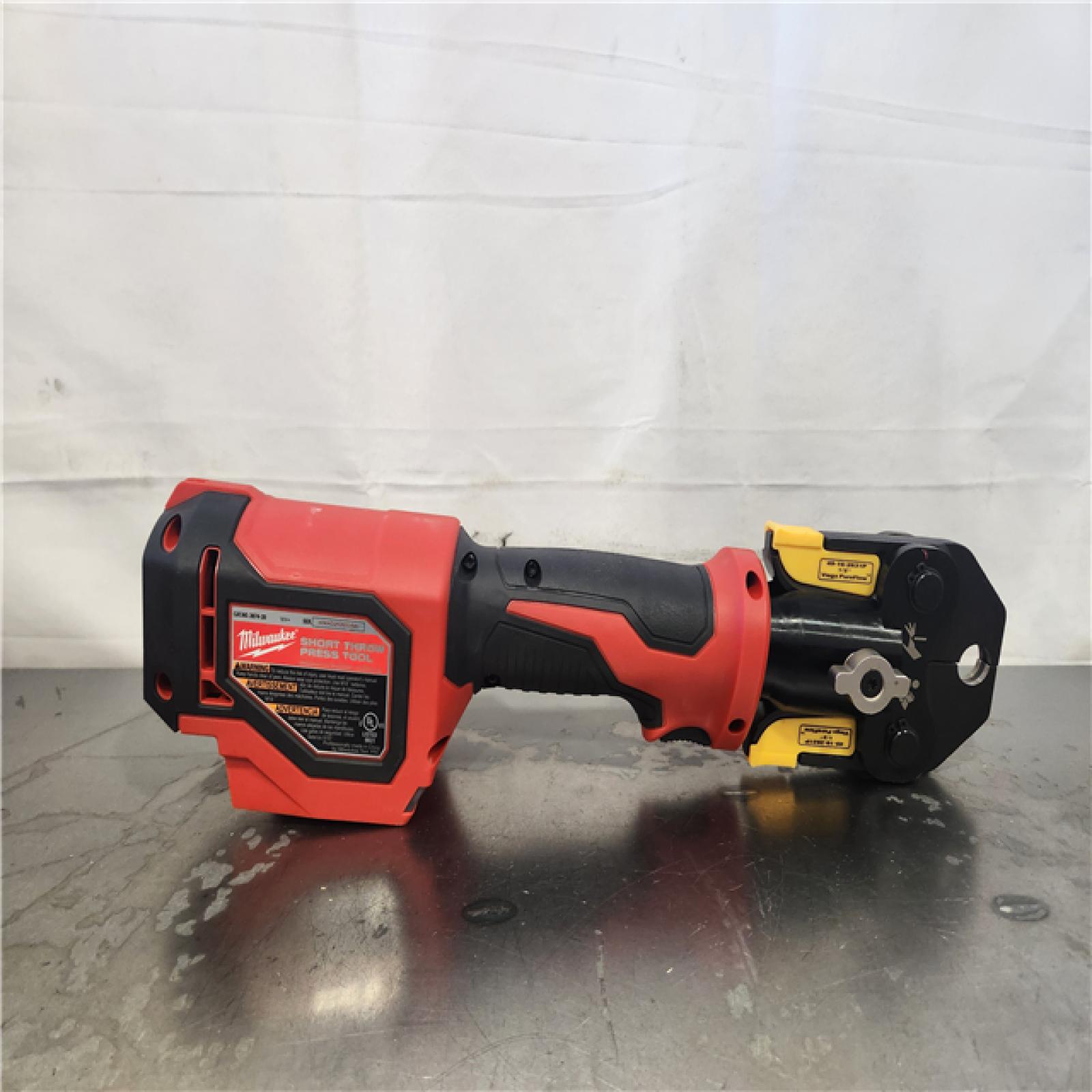 AS-IS- Milwaukee  M18 Short Throw Press Tool Kit - Viega PureFlow & T.